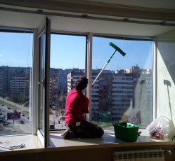 Мытье окон в однокомнатной квартире Кунгур